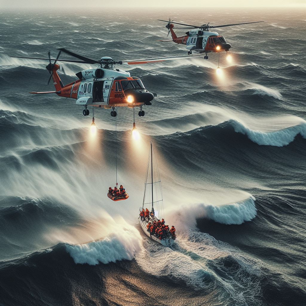 The Role of Coastguard Helicopters in Maritime Rescues