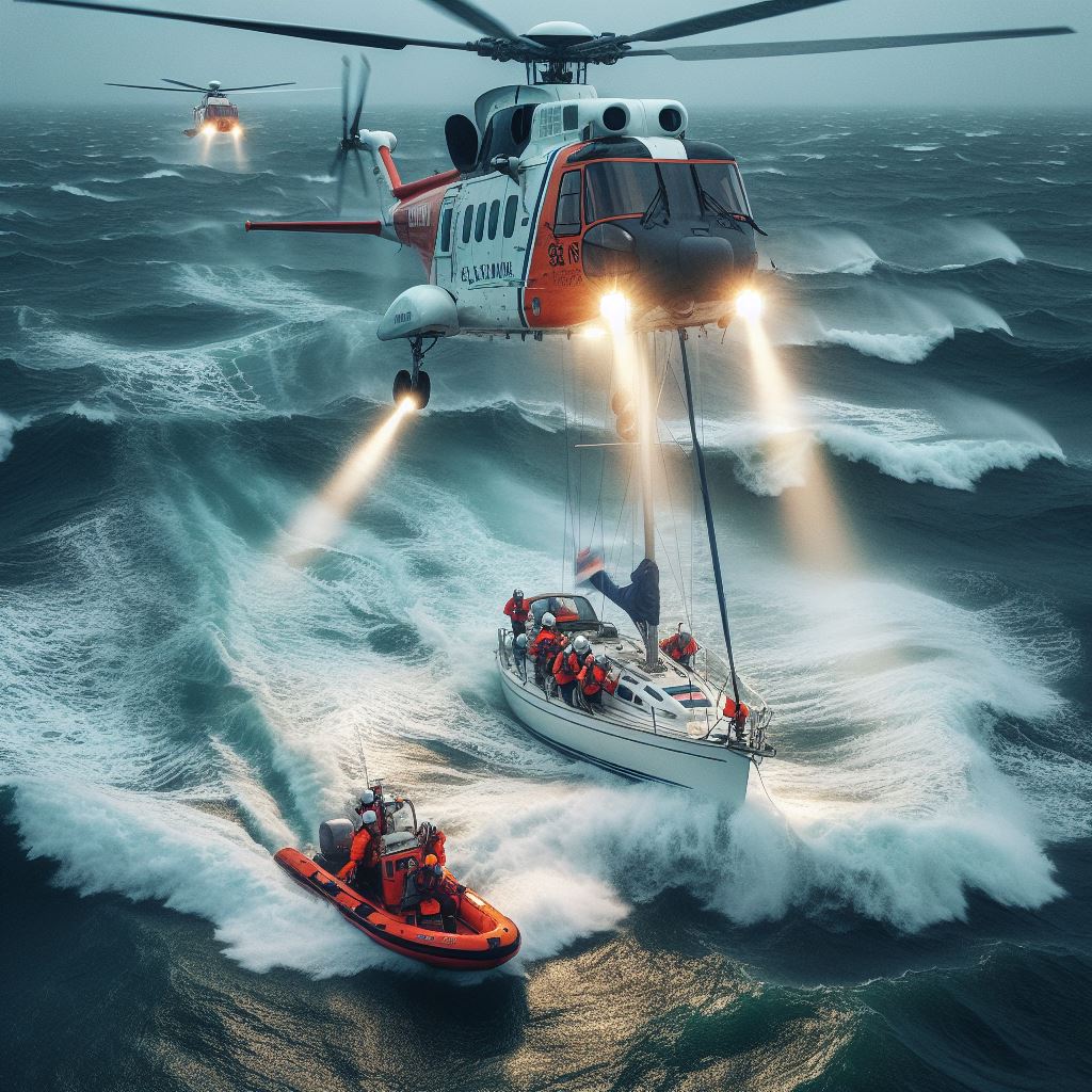 The Role of Coastguard Helicopters in Maritime Rescues