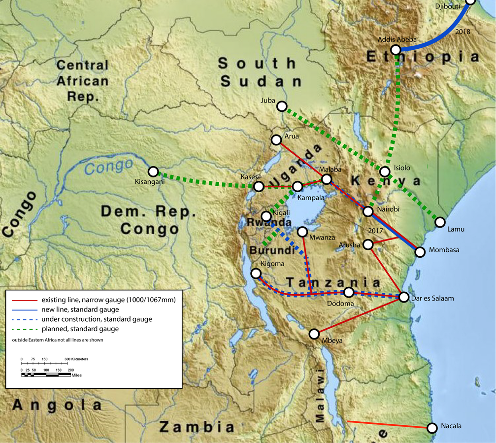 Map of East Africa